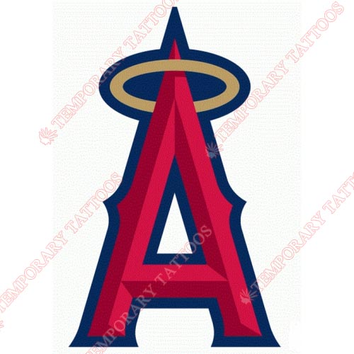 Los Angeles Angels of Anaheim Customize Temporary Tattoos Stickers NO.1638